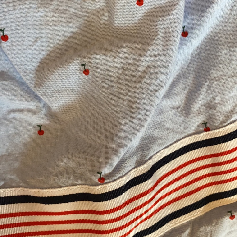 Janie and Jack cherry print dress with diaper cover sz 6-12m - Picture 2 of 4